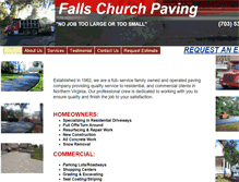 Tablet Screenshot of fcpaving.com